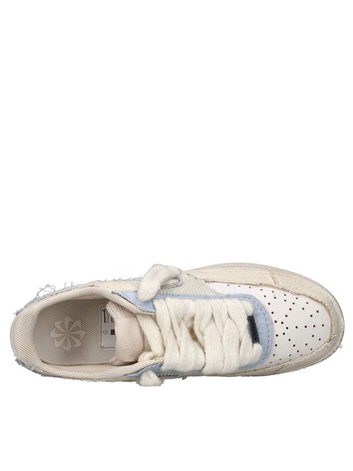 Sneakers in ecopelle e tessuto NIKE SEDDYS | NISE235254261BIANCO-BEIGE-JEANS